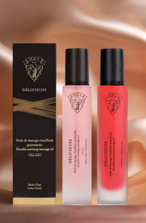 Délicieuse - Huile de massage chauffante gourmande