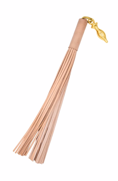 Rousseau - Martinet & Plug Anal - Cuir (Tobac)