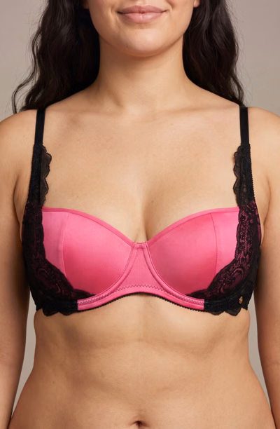 Amanda - Reggiseno (Rosa/Nero)