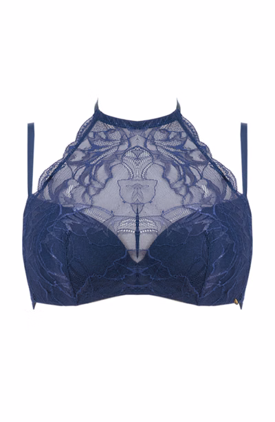 Taylor - Soutien-gorge - Effet plunge rembourrée (Bleu royal)
