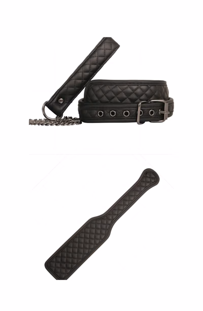 Cerberus Collection - Ensemble collier, laisse et paddle