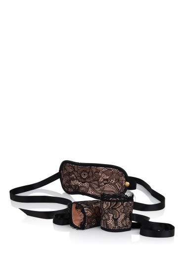 Ivy - Masque et liens (Black/Soft Peach)