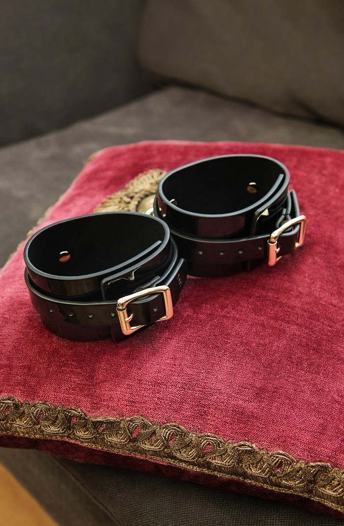 Dahlia - Patent Leather Ankle Cuffs