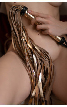 Foucault - Flogger - Leather (Gold)