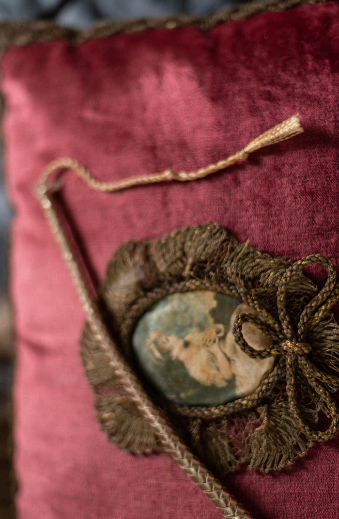 Voltaire - Mini Fouet - Cuir (Or)