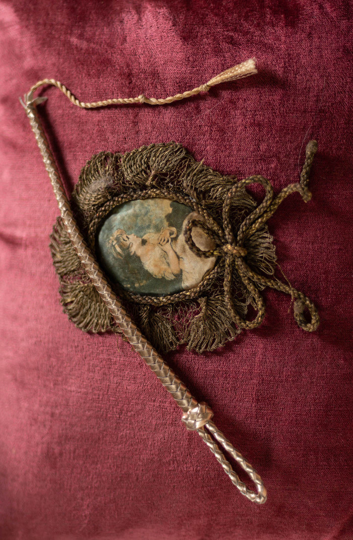 Voltaire - Mini Fouet - Cuir (Or)