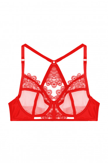 Anaise - Soutien-gorge - Balconnet (Rouge)