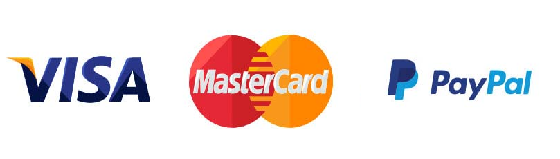 visa mastercard paypal logo